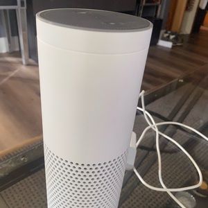 1 Amazon Echo 2nd Generation Speaker and another Amazon Echo Speaker